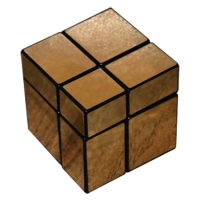 Mir-two 2x2x2 arany tükör kocka
